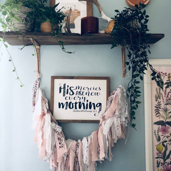 Other - Blush Floral Swag